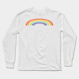 Low Wide Pale Rainbows Long Sleeve T-Shirt